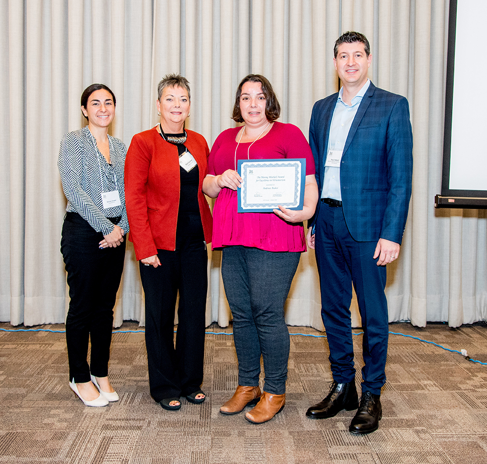 L to R: Wendy Glaser, Kim Coulter, Andreea Andrei, Paul Habert
