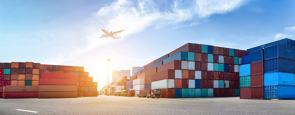 Industrial port and container yard