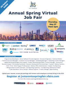 Spring Virtual Job fair Flyer