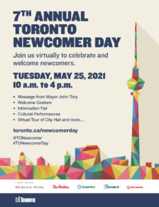 Toronto Newcomer Day 2021 Flyer